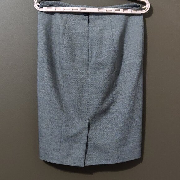 Loro Piana Brooks Brothers Wool Suit  Set Jacket and Skirt Black/Cream - Picture 8 of 11